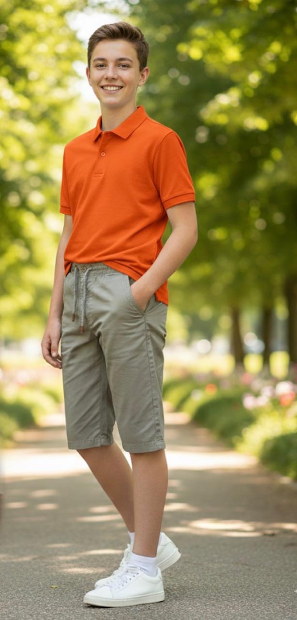 Bermuda Infantil Caqui FUZARKA