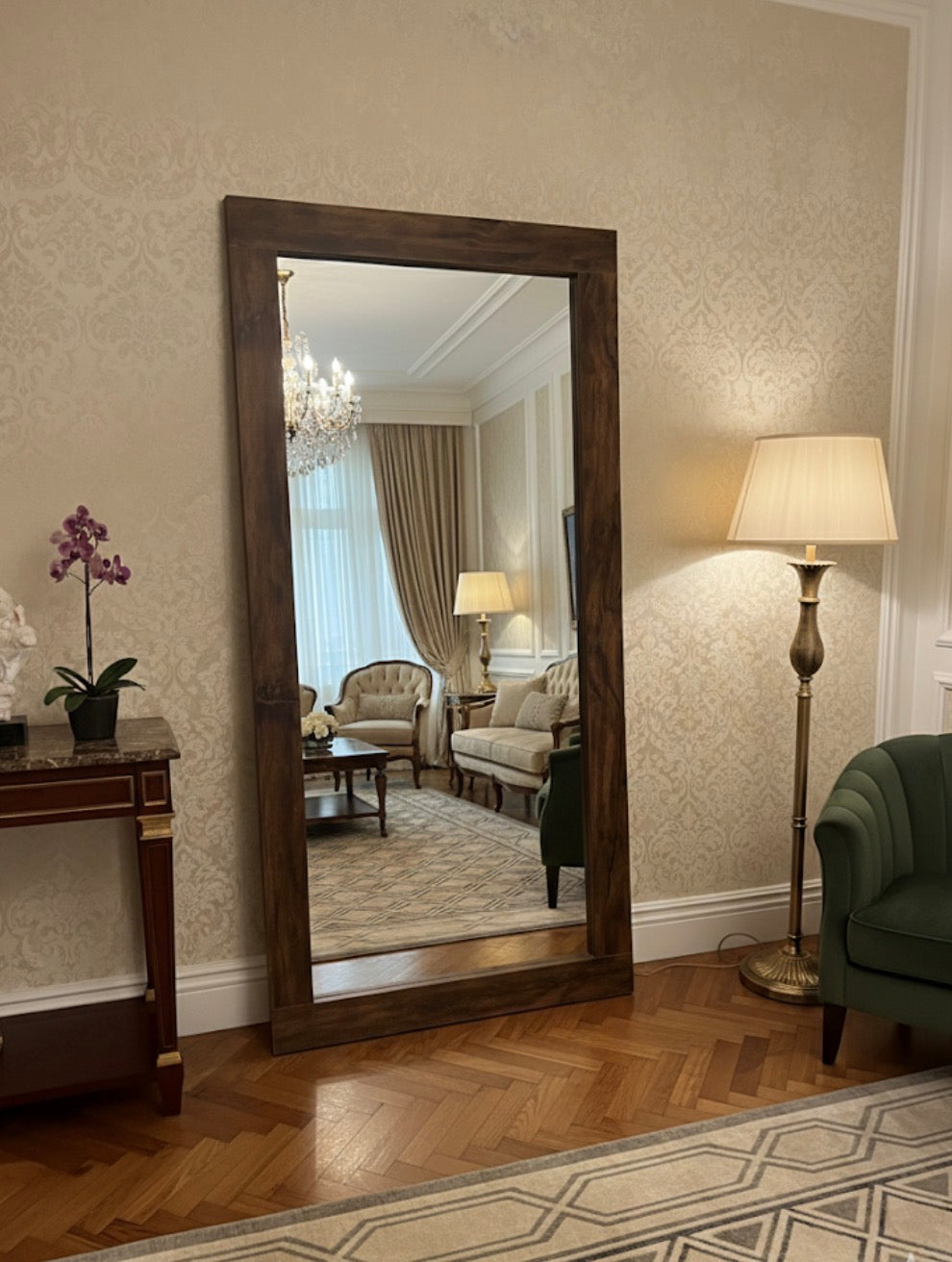 Espelho Vertical Estilo Rústico