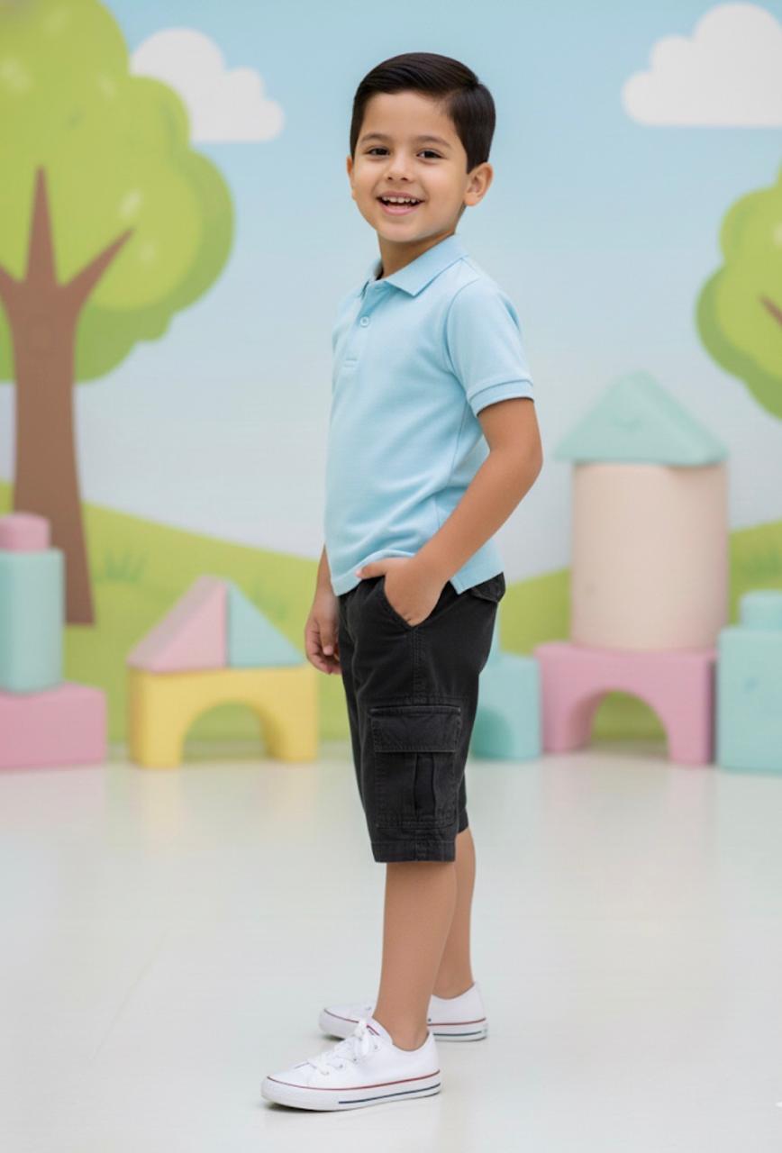 Bermuda Azul Marinho Infantil