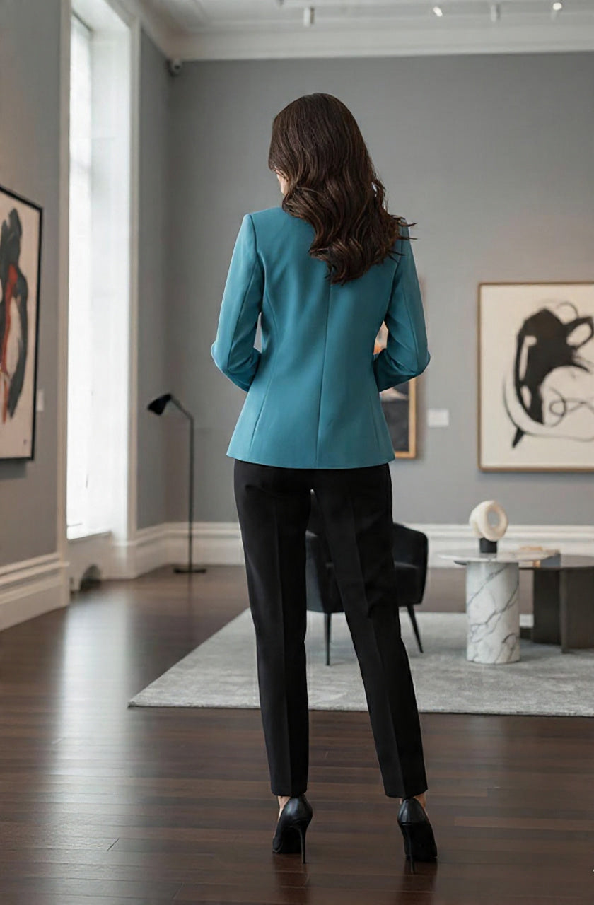 Blazer Feminino Alfaiataria Acinturado Raphael Benetti