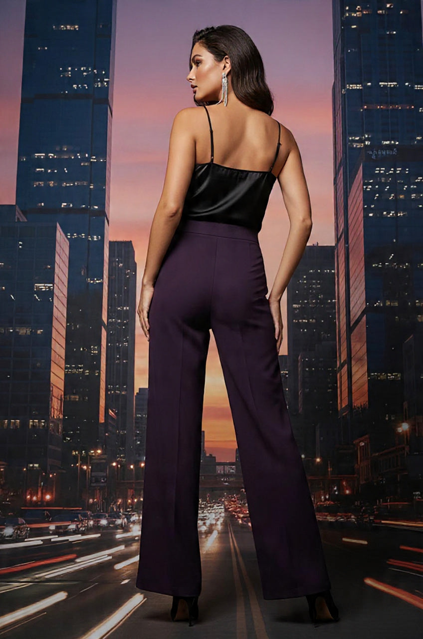 Calça Social Alafaiataria Wide Leg ETHNIC