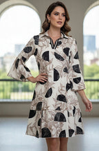 Vestido Curto Estampa Mista Viscose