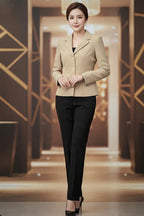 Blazer Feminino Alfaiataria Acinturado Slim Fit Raphael Benetti