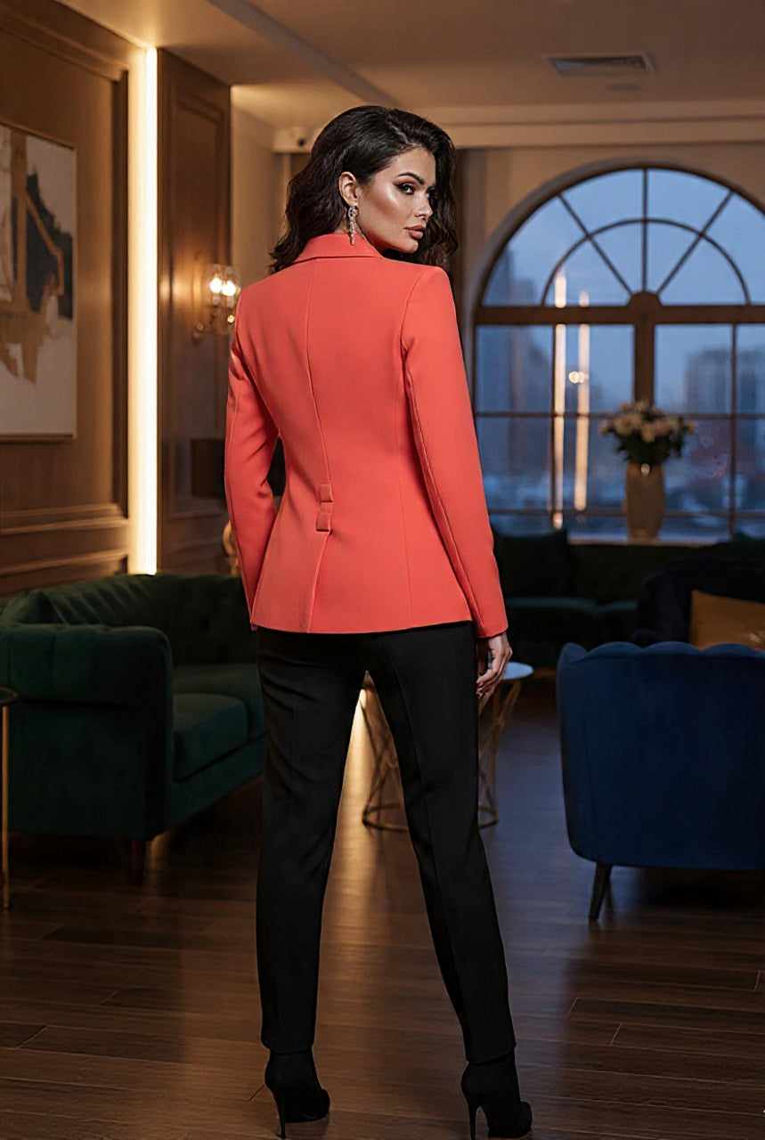 Blazer Feminino Alfaiataria Acinturado Raphael Benetti